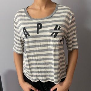 GAP white and grey tee